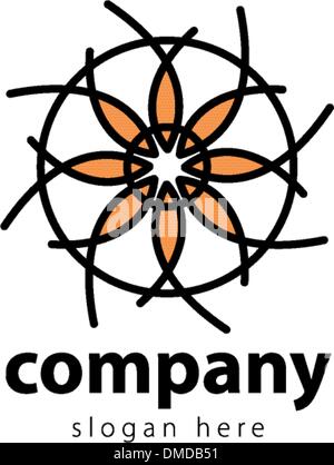 ornamental stilisierte Blume Stock Vektor