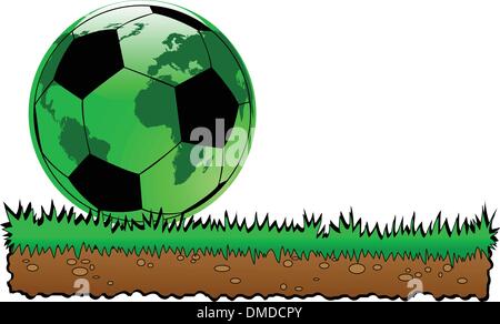 der Vektor abstrakte Sport Fußball-Hintergrund Stock Vektor