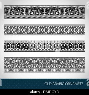 Nahtlose islamischen Grenzen Stock Vektor