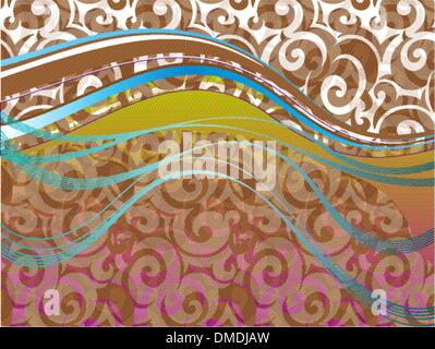 Anmutige abstrakt festlegen Vektor Stock Vektor