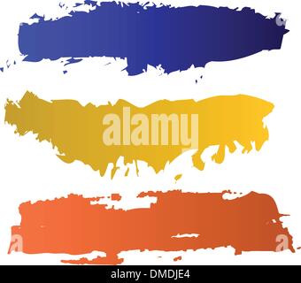 Vektor-Farbe-Banner-set Stock Vektor