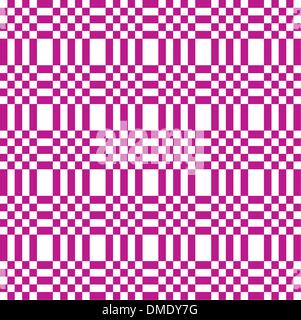 Rosa Kariert Muster Stock Vektor
