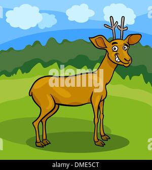 Schwarzwild cartoon illustration Stock Vektor