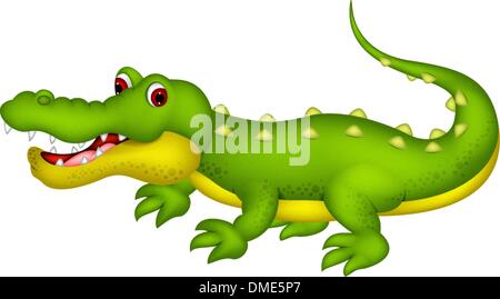 Krokodil-cartoon Stock Vektor
