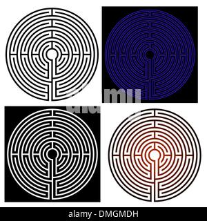 Maze - labyrinth Stock Vektor