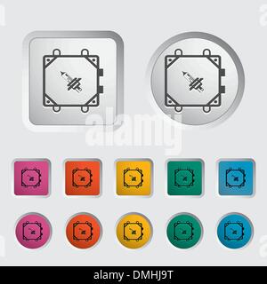 Xenon Auto Lampe-Symbol Stock Vektor