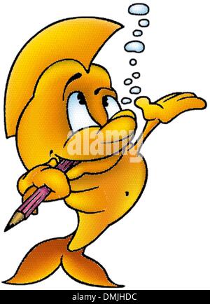 Fisch-Maler Stock Vektor