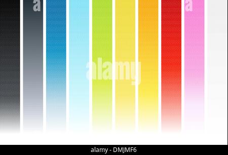 Vertikale nahtlose verblassen sechseckigen Hintergrundelemente Stock Vektor