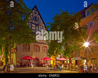 Stadt Museum Göhre auf dem Marktplatz in Jena, Thüringen, Deutschland Stockfoto