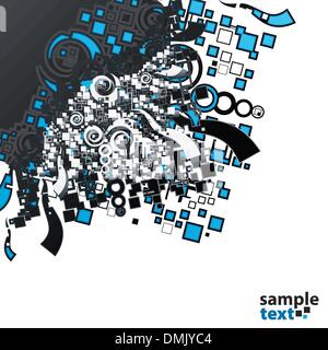 Funky Retro-art Stock Vektor