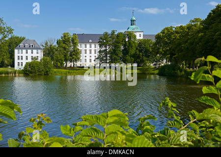 Gottorf Palace Beach mit Kavaliershaus, Schleswig, Kreis Schleswig-Flensburg, Schleswig-Holstein, Deutschland Stockfoto