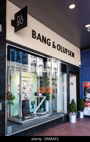 & Olufsen Bang Shops in Reading, Berkshire, England, GB, UK. Stockfoto