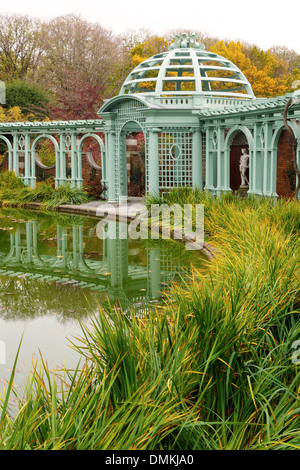 Old Westbury Gardens Haus auf Long Island NY Stockfoto