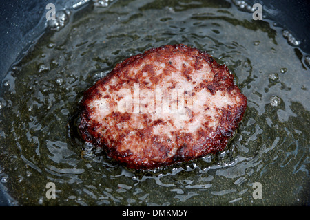 Einen Hamburger Braten Stockfoto