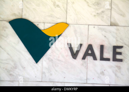 Mining Vale Hauptstelle auf AV Graça Aranha, Centro in Rio De Janeiro, Brasilien Stockfoto