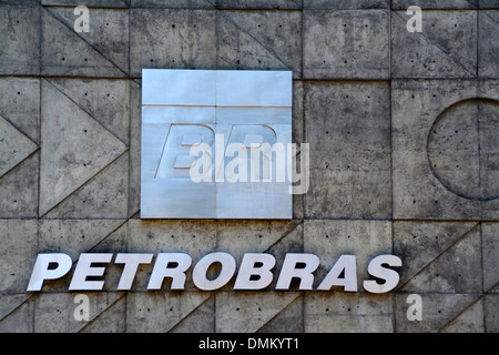 Petrobras ist ein brasilianischer multinationaler Energiekonzern mit Hauptsitz in der Avenida República do Chile, Rio de Janeiro in Brasilien. Stockfoto