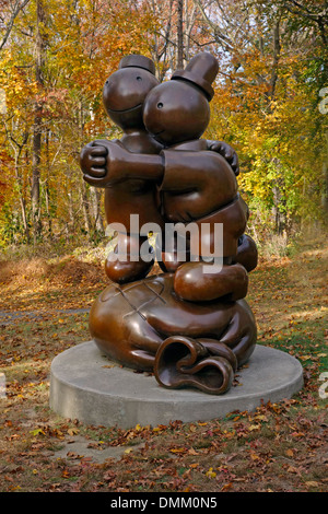 Nassau County Museum der Kunst-Skulptur-Garten Stockfoto