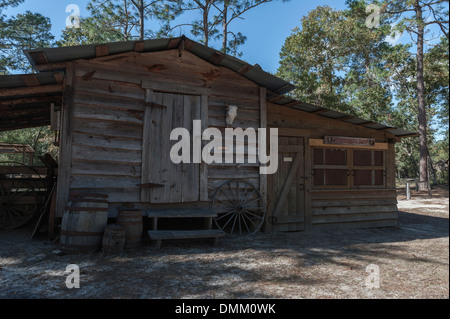 Historische Schmiede-Haus auf dem Gelände der Silver Springs State Park Florida USA Stockfoto