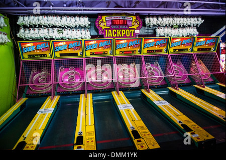 Skee Ball Arcade-Spiel Stockfoto