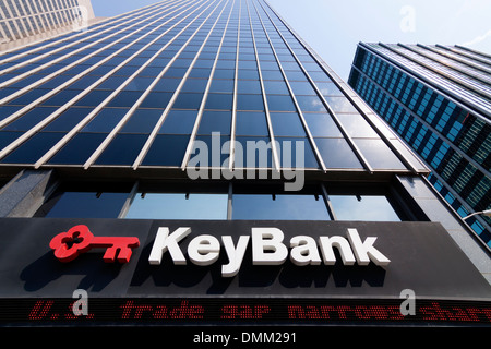 Eine Keybank Wolkenkratzer in Columbus, Ohio. Stockfoto