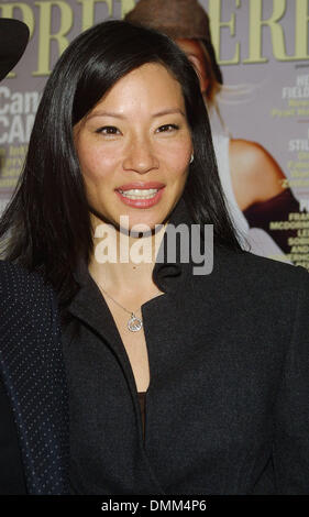 22. Oktober 2001 - Beverly Hills, CALIFORNIA, USA - LUCY LIU.8TH jährliche PREMIERE '' Frauen IN HOLLYWOOD'' Mittagessen. FOUR SEASONS HOTEL, BEVERLY HILLS, KALIFORNIEN. 22. OKTOBER 2001. NINA PROMMER / 2001 K23162NP (D) (Kredit-Bild: © Globe Photos/ZUMAPRESS.com) Stockfoto