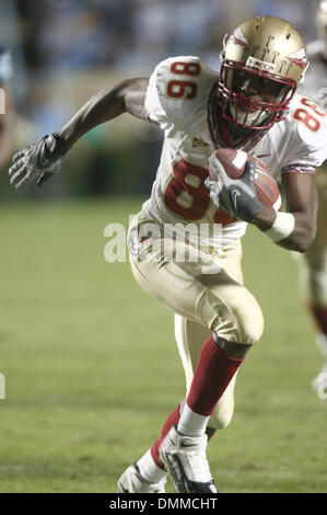 22. Oktober 2009: Florida State Wide Receiver Rod Owens #86. Die Florida State Seminoles besiegte die University of North Carolina-Tarheels 30-27 Kenan Stadium in Chapel Hill, North Carolina. (Kredit-Bild: © Southcreek Global/ZUMApress.com) Stockfoto