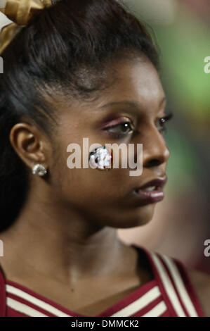 22. Oktober 2009: Florida State Cheerleader ist das Publikum Aufwärmen. Die Florida State Seminoles besiegte die University of North Carolina-Tarheels 30-27 Kenan Stadium in Chapel Hill, North Carolina. (Kredit-Bild: © Southcreek Global/ZUMApress.com) Stockfoto