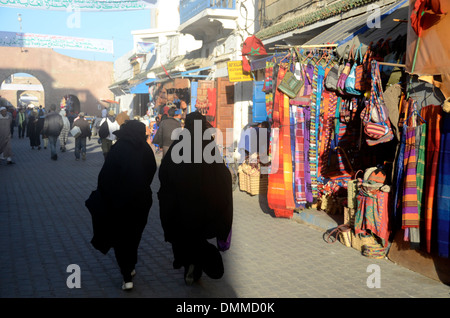 Markt in der alten Medina Essaouira Marokko Stockfoto