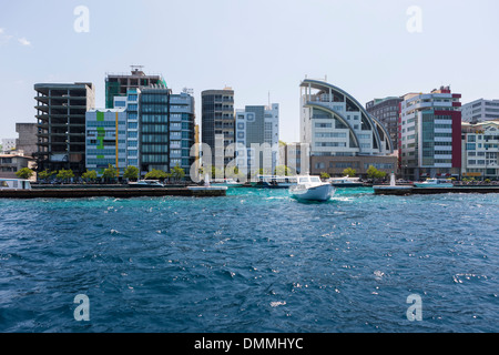 Malediven, Male, Harbour und Port-Eingang Stockfoto