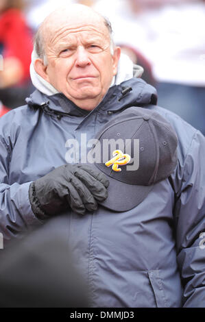 18. Oktober 2009: Kansas City Chiefs in Washington Redskins... FedExField Stadion vor NFL-Spiel zwischen den Kansas City Chiefs und den Washington Redskins. Hoffnungsvoll Redskins Fans, Chiefs kommen nach Washington sieglosen und 14-6 zu gewinnen. (Kredit-Bild: © Southcreek Global/ZUMApress.com) Stockfoto