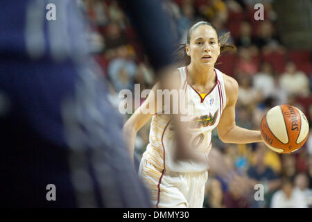 22. August 2009: Sue Bird (10) während die Seattle Storm 70-64 Sieg über Indiana Fever in der Key Arena in Seattle Washington. (Kredit-Bild: © Southcreek Global/ZUMApress.com) Stockfoto