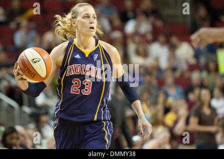 22. August 2009: Katie Douglas (23) während die Seattle Storm 70-64 Sieg über Indiana Fever in der Key Arena in Seattle Washington. (Kredit-Bild: © Southcreek Global/ZUMApress.com) Stockfoto