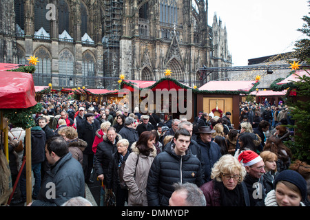 Weihnachten Markt Köln: bevor der Dom Stockfoto