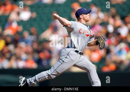 30. August 2009: Cleveland Indians Jess Todd (40) beim Spiel zwischen den Cleveland Indians und die Baltimore Orioles at Camden Yards in Baltimore, Maryland, in der Baltimore Orioles 5: 2 gewann (Credit-Bild: © Southcreek Global/ZUMApress.com) Stockfoto