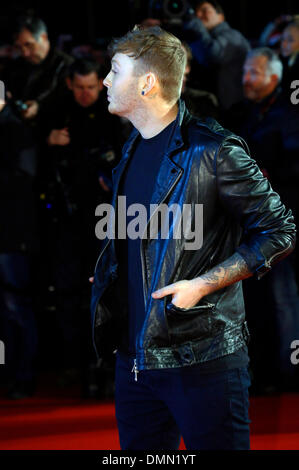Cannes, Frankreich. 18. Dezember 2013. James Arthur kommt für die NRJ Music Awards in Cannes. Bildnachweis: Dpa picture Alliance/Alamy Live News Stockfoto