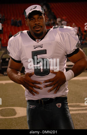 Sep 03, 2009 - New York, New York, USA - QB DONOVAN MCNABB während das NY Jets gegen die Philadelphia Eagles im Giants Stadium in New York City. Jets gewann 38-27.   (Kredit-Bild: © Jeffrey Geller/ZUMA Press) Stockfoto