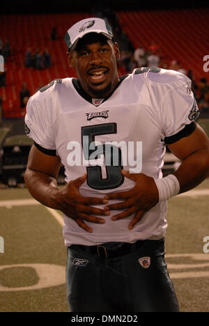 Sep 03, 2009 - New York, New York, USA - QB DONOVAN MCNABB während das NY Jets gegen die Philadelphia Eagles im Giants Stadium in New York City. Jets gewann 38-27.   (Kredit-Bild: © Jeffrey Geller/ZUMA Press) Stockfoto