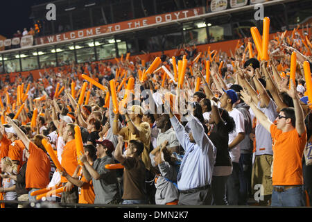 3. September 2009: Bowling Green State University-Fans.  Troy University, der Sun Belt-Konferenz, an der Bowling Green State University, der Mid-American Conference, in das Eröffnungsspiel der Saison 2009 für beide Teams im Doyt Perry Stadium in Bowling Green, Ohio.  Bowling Green State University besiegt Troy University 31-14. (Kredit-Bild: © Southcreek Global/ZUMApress.com) Stockfoto