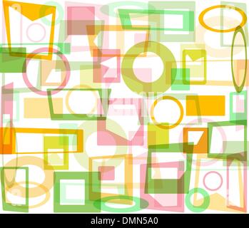 Abstrakte farbenfrohe Hintergrundbild Stock Vektor