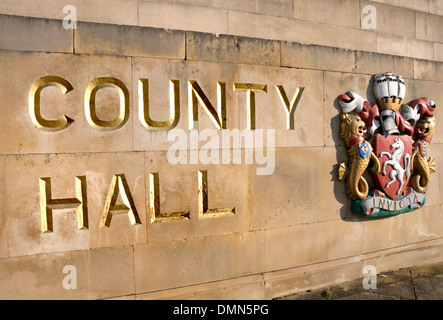 Maidstone, Kent, England, UK. County Hall / Sitzungen Haus. HQ des Kent County Council Stockfoto