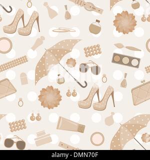 Nahtlose Mode Muster Stock Vektor