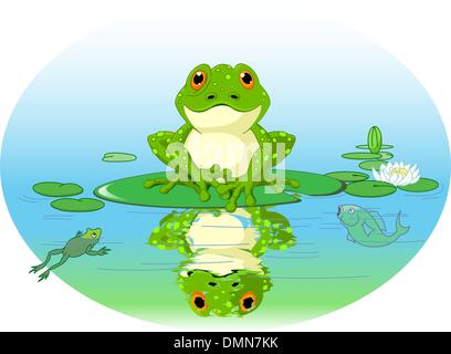 Frosch Stock Vektor