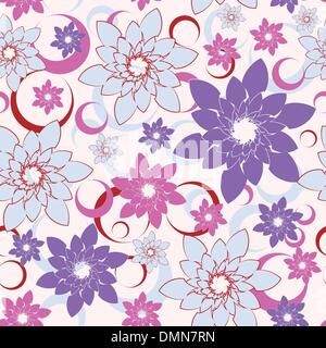 Nahtlose Hintergrund Blume Stock Vektor