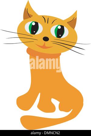 Lustige Katze Stock Vektor