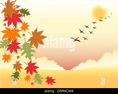 Herbst Hintergrund Stock Vektor