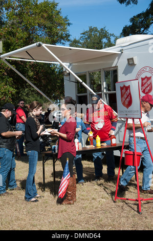 Salvation Army Emergency Disaster Services LKW Speisen am Veterans Day Pensacola Florida USA Stockfoto