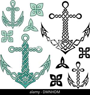 Anker-Celtic Stock Vektor