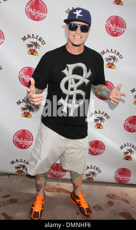 Vanille-Eis aka Robert Matthew Van Winkle Vanilla Ice beherbergt eine Pool-Party am Flamingo gehen Pool im Flamingo Las Vegas Las Vegas Stockfoto