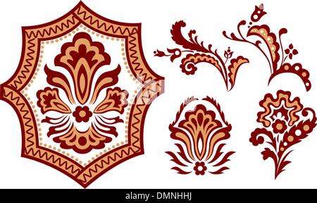 dekorative floral Scroll-Element-design Stock Vektor