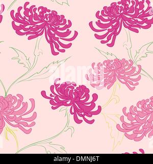 Vektor nahtlose Muster mit Blumen Stock Vektor